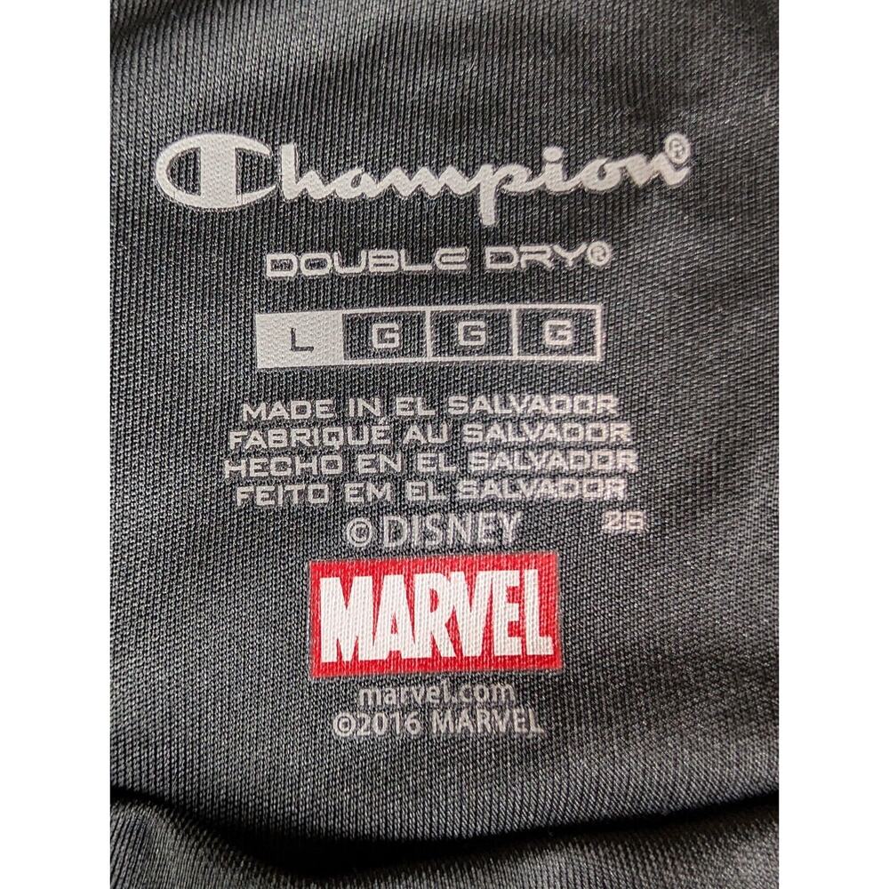 Champion Run Disney Marvel Infinity Gauntlet Shirt Men’s L Gray Long Sleeve 2016 - Picture 3 of 13